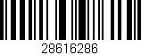 Código de barras (EAN, GTIN, SKU, ISBN): '28616286'