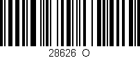 Código de barras (EAN, GTIN, SKU, ISBN): '28626_O'