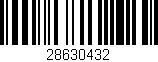 Código de barras (EAN, GTIN, SKU, ISBN): '28630432'