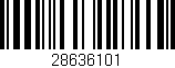 Código de barras (EAN, GTIN, SKU, ISBN): '28636101'