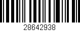 Código de barras (EAN, GTIN, SKU, ISBN): '28642938'