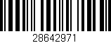 Código de barras (EAN, GTIN, SKU, ISBN): '28642971'