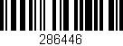 Código de barras (EAN, GTIN, SKU, ISBN): '286446'