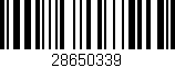 Código de barras (EAN, GTIN, SKU, ISBN): '28650339'