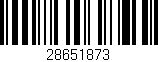 Código de barras (EAN, GTIN, SKU, ISBN): '28651873'