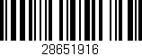 Código de barras (EAN, GTIN, SKU, ISBN): '28651916'
