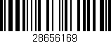 Código de barras (EAN, GTIN, SKU, ISBN): '28656169'