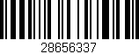 Código de barras (EAN, GTIN, SKU, ISBN): '28656337'