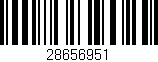 Código de barras (EAN, GTIN, SKU, ISBN): '28656951'