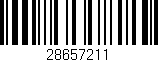 Código de barras (EAN, GTIN, SKU, ISBN): '28657211'
