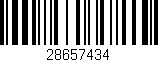 Código de barras (EAN, GTIN, SKU, ISBN): '28657434'