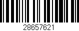 Código de barras (EAN, GTIN, SKU, ISBN): '28657621'