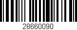 Código de barras (EAN, GTIN, SKU, ISBN): '28660090'