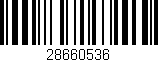 Código de barras (EAN, GTIN, SKU, ISBN): '28660536'