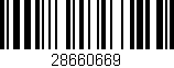 Código de barras (EAN, GTIN, SKU, ISBN): '28660669'