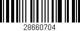 Código de barras (EAN, GTIN, SKU, ISBN): '28660704'