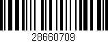 Código de barras (EAN, GTIN, SKU, ISBN): '28660709'