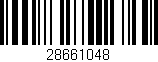 Código de barras (EAN, GTIN, SKU, ISBN): '28661048'