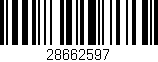 Código de barras (EAN, GTIN, SKU, ISBN): '28662597'