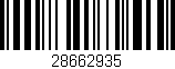 Código de barras (EAN, GTIN, SKU, ISBN): '28662935'