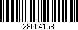 Código de barras (EAN, GTIN, SKU, ISBN): '28664158'