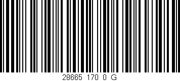 Código de barras (EAN, GTIN, SKU, ISBN): '28665_170_0_G'