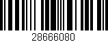 Código de barras (EAN, GTIN, SKU, ISBN): '28666080'