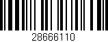 Código de barras (EAN, GTIN, SKU, ISBN): '28666110'