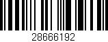Código de barras (EAN, GTIN, SKU, ISBN): '28666192'