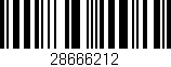 Código de barras (EAN, GTIN, SKU, ISBN): '28666212'