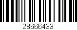 Código de barras (EAN, GTIN, SKU, ISBN): '28666433'
