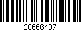Código de barras (EAN, GTIN, SKU, ISBN): '28666487'