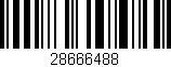 Código de barras (EAN, GTIN, SKU, ISBN): '28666488'