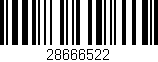Código de barras (EAN, GTIN, SKU, ISBN): '28666522'