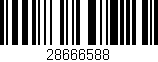 Código de barras (EAN, GTIN, SKU, ISBN): '28666588'