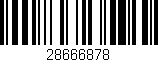 Código de barras (EAN, GTIN, SKU, ISBN): '28666878'