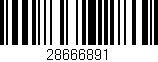 Código de barras (EAN, GTIN, SKU, ISBN): '28666891'