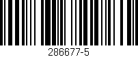 Código de barras (EAN, GTIN, SKU, ISBN): '286677-5'