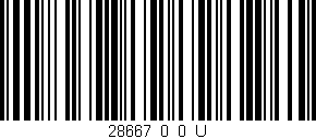 Código de barras (EAN, GTIN, SKU, ISBN): '28667_0_0_U'