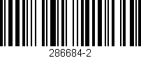 Código de barras (EAN, GTIN, SKU, ISBN): '286684-2'