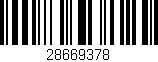 Código de barras (EAN, GTIN, SKU, ISBN): '28669378'