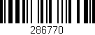 Código de barras (EAN, GTIN, SKU, ISBN): '286770'