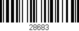 Código de barras (EAN, GTIN, SKU, ISBN): '28683'