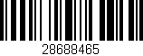 Código de barras (EAN, GTIN, SKU, ISBN): '28688465'