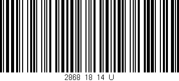 Código de barras (EAN, GTIN, SKU, ISBN): '2868_18_14_U'