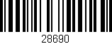 Código de barras (EAN, GTIN, SKU, ISBN): '28690'