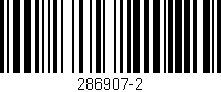 Código de barras (EAN, GTIN, SKU, ISBN): '286907-2'