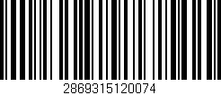 Código de barras (EAN, GTIN, SKU, ISBN): '2869315120074'