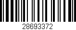 Código de barras (EAN, GTIN, SKU, ISBN): '28693372'