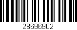 Código de barras (EAN, GTIN, SKU, ISBN): '28696902'
